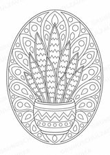Pflanzen Mandalas Ausmalbilder – Natur und Pflanzen – 15 Malvorlagen – Materialseite 6