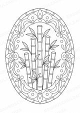 Pflanzen Mandalas Ausmalbilder – Natur und Pflanzen – 15 Malvorlagen – Materialseite 11