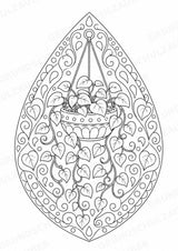 Pflanzen Mandalas Ausmalbilder – Natur und Pflanzen – 15 Malvorlagen – Materialseite 16