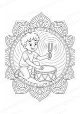 Physik Mandalas Ausmalbilder – Allgemeine Themen – 15 Malvorlagen – Materialseite 6