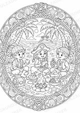 Piraten Mandalas Ausmalbilder – Märchen – 15 Malvorlagen – Materialseite 14
