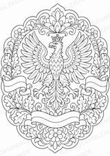 Polen Mandalas Ausmalbilder – Länder und Kulturen – 15 Malvorlagen – Materialseite 2