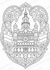 Polen Mandalas Ausmalbilder – Länder und Kulturen – 15 Malvorlagen – Materialseite 7