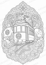 Portugal Mandalas Ausmalbilder – Länder und Kulturen – 15 Malvorlagen – Materialseite 3