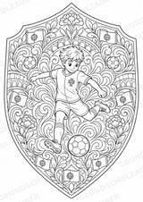 Portugal Mandalas Ausmalbilder – Länder und Kulturen – 15 Malvorlagen – Materialseite 14