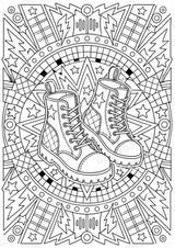 Punk Mandalas Ausmalbilder – Musik – 15 Malvorlagen – Materialseite 8