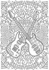 Punk Mandalas Ausmalbilder – Musik – 15 Malvorlagen – Materialseite 11