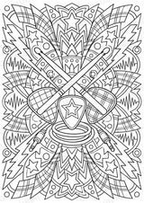 Punk Mandalas Ausmalbilder – Musik – 15 Malvorlagen – Materialseite 16