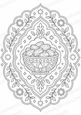 Ramadan Mandalas Ausmalbilder – Religion – 15 Malvorlagen – Materialseite 6