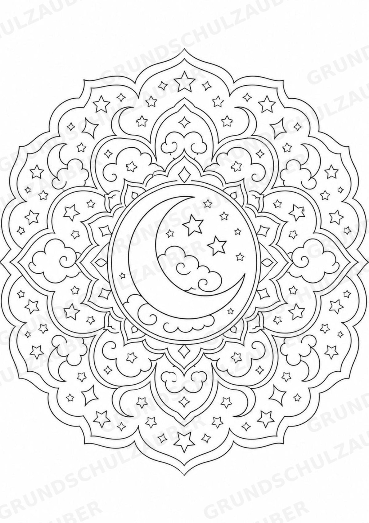 Ramadan Mandalas Ausmalbilder – Religion – 15 Malvorlagen – Materialseite 9