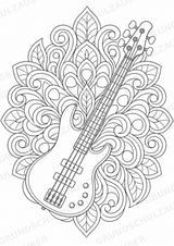 Reggae Mandalas Ausmalbilder – Musik – 15 Malvorlagen – Materialseite 4