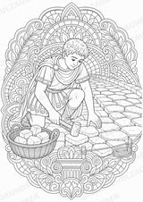 Römisches Reich Mandalas Ausmalbilder – Geschichte und Kulturen – 15 Malvorlagen – Materialseite 8