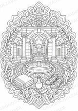 Römisches Reich Mandalas Ausmalbilder – Geschichte und Kulturen – 15 Malvorlagen – Materialseite 10