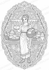 Römisches Reich Mandalas Ausmalbilder – Geschichte und Kulturen – 15 Malvorlagen – Materialseite 11