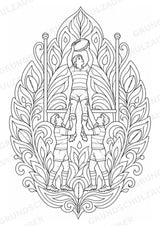 Rugby Mandalas Ausmalbilder – Sport – 15 Malvorlagen – Materialseite 8