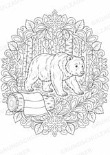 Russland Mandalas Ausmalbilder – Länder und Kulturen – 15 Malvorlagen – Materialseite 7