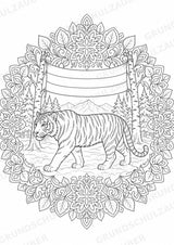 Russland Mandalas Ausmalbilder – Länder und Kulturen – 15 Malvorlagen – Materialseite 8