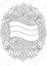 Russland Mandalas Ausmalbilder – Länder und Kulturen – 15 Malvorlagen – Materialseite 14
