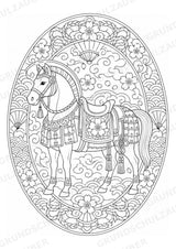 Samurai Mandalas Ausmalbilder – Geschichte – 15 Malvorlagen – Materialseite 8