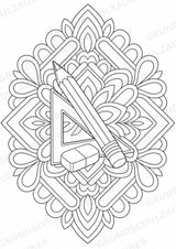 Schulstart Mandalas Ausmalbilder – Schulbeginn – 15 Malvorlagen – Materialseite 5