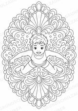 Schwimmen Mandalas Ausmalbilder – Sport – 15 Malvorlagen – Materialseite 5
