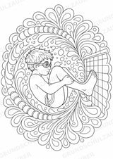 Schwimmen Mandalas Ausmalbilder – Sport – 15 Malvorlagen – Materialseite 8