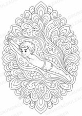 Schwimmen Mandalas Ausmalbilder – Sport – 15 Malvorlagen – Materialseite 9