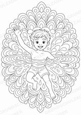 Schwimmen Mandalas Ausmalbilder – Sport – 15 Malvorlagen – Materialseite 10