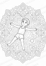 Schwimmen Mandalas Ausmalbilder – Sport – 15 Malvorlagen – Materialseite 12