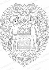 Schwimmen Mandalas Ausmalbilder – Sport – 15 Malvorlagen – Materialseite 15