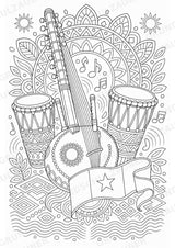 Senegal Mandalas Ausmalbilder – Länder und Kulturen – 15 Malvorlagen – Materialseite 11