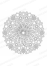 Silvester Mandalas Ausmalbilder – Feste und Feiertage – 15 Malvorlagen – Materialseite 3