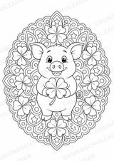 Silvester Mandalas Ausmalbilder – Feste und Feiertage – 15 Malvorlagen – Materialseite 5