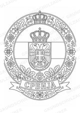 Serbien Mandalas Ausmalbilder – Länder und Kulturen – 15 Malvorlagen – Materialseite 12