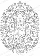 Sommer Mandalas Ausmalbilder – Wetter und Jahreszeiten – 15 Malvorlagen – Materialseite 4