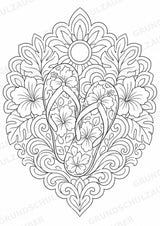Sommer Mandalas Ausmalbilder – Wetter und Jahreszeiten – 15 Malvorlagen – Materialseite 5