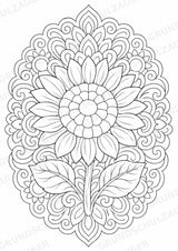 Sommer Mandalas Ausmalbilder – Wetter und Jahreszeiten – 15 Malvorlagen – Materialseite 10