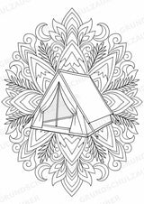 Sommer Mandalas Ausmalbilder – Wetter und Jahreszeiten – 15 Malvorlagen – Materialseite 14