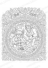 Steinzeit Mandalas Ausmalbilder – Geschichte und Kulturen – 15 Malvorlagen – Materialseite 2