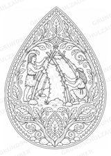 Steinzeit Mandalas Ausmalbilder – Geschichte und Kulturen – 15 Malvorlagen – Materialseite 6