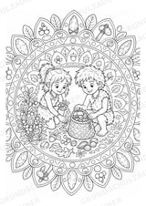 Steinzeit Mandalas Ausmalbilder – Geschichte und Kulturen – 15 Malvorlagen – Materialseite 7