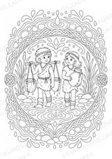 Steinzeit Mandalas Ausmalbilder – Geschichte und Kulturen – 15 Malvorlagen – Materialseite 10