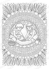 Steinzeit Mandalas Ausmalbilder – Geschichte und Kulturen – 15 Malvorlagen – Materialseite 12