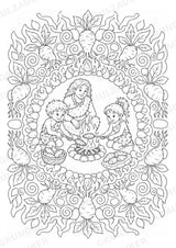 Steinzeit Mandalas Ausmalbilder – Geschichte und Kulturen – 15 Malvorlagen – Materialseite 13
