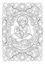 Steinzeit Mandalas Ausmalbilder – Geschichte und Kulturen – 15 Malvorlagen – Materialseite 14