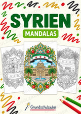 Syrien Mandalas Ausmalbilder – Länder und Kulturen – 15 Malvorlagen – Cover