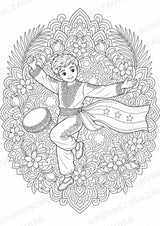Syrien Mandalas Ausmalbilder – Länder und Kulturen – 15 Malvorlagen – Materialseite 10
