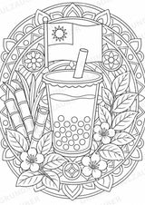 Taiwan Mandalas Ausmalbilder – Länder und Kulturen – 15 Malvorlagen – Materialseite 8