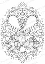 Taekwondo Mandalas Ausmalbilder – Sport – 15 Malvorlagen – Materialseite 15