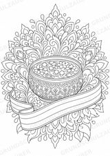 Thailand Mandalas Ausmalbilder – Länder und Kulturen – 15 Malvorlagen – Materialseite 15